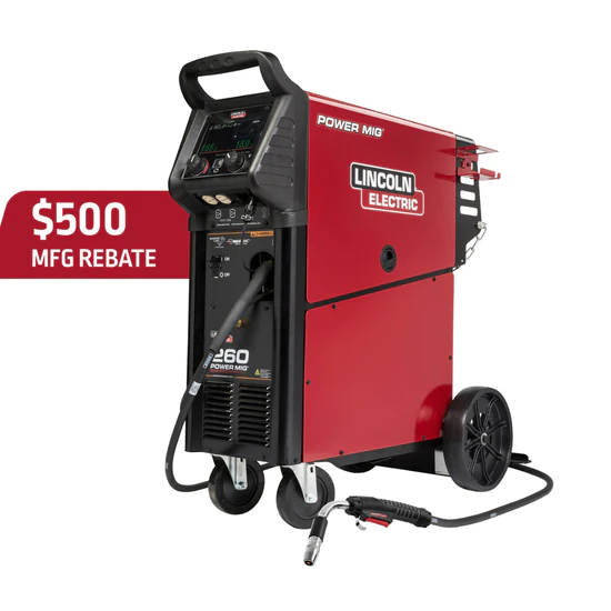 Lincoln POWER MIG 260 MIG Welder K35201 Millerwelds