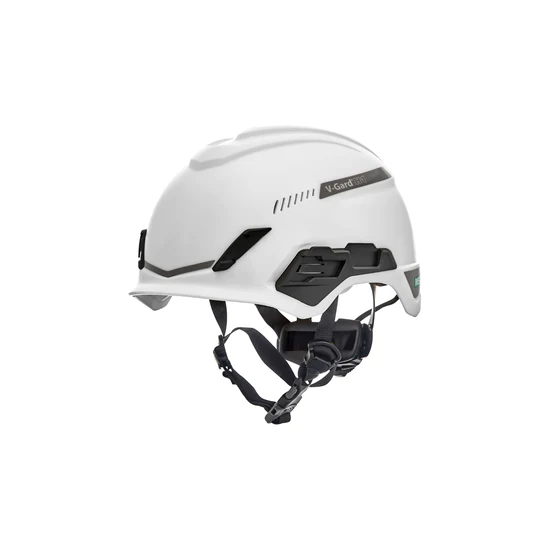 MSA V-Gard H1 Trivent Safety Climbing Helmet - Ventilated - Gray - 52 - View #7