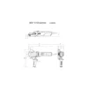 Metabo WEVF 10-125 Quick Inox 5" Flat-Head Angle Grinder - 613080420 - Image 2