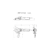 Metabo WEPB 15-150 Quick Flat-Head Angle Grinder, 6" - 613085420 - Image 2