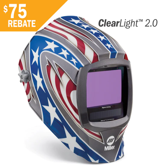 Miller Digital Infinity Welding Helmet w/ ClearLight 2.0 Lens, Stars