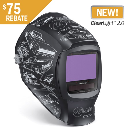 【visitfor】AnsDotsloevener Miller Digital Infinity Welding Helmet w/ ClearLight 2.0 Lens