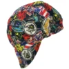 Black Stallion Sticker Collage Cotton Welding Cap & Beanie - Image 2