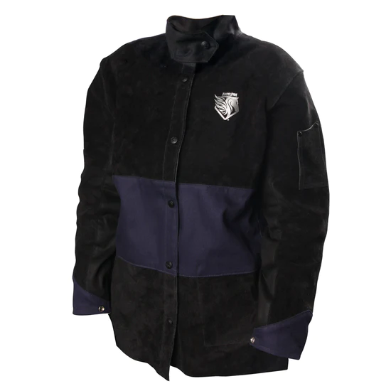 Black Stallion AngelFire Schweißjacke Damen – Baumwolle, Navy/Black, Größe L, JF1015-NB