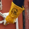 Black Stallion Cowhide MIG Glove w/ Reinforced Palm & Thumb - GM1611-WT - Image 4