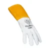 Black Stallion Cowhide MIG Glove w/ Reinforced Palm & Thumb - GM1611-WT - Image 2